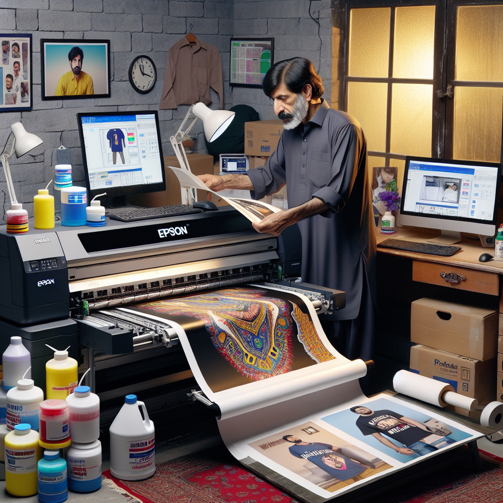How I Started My Business with an Epson 1390 DTF Printer in Pakistan